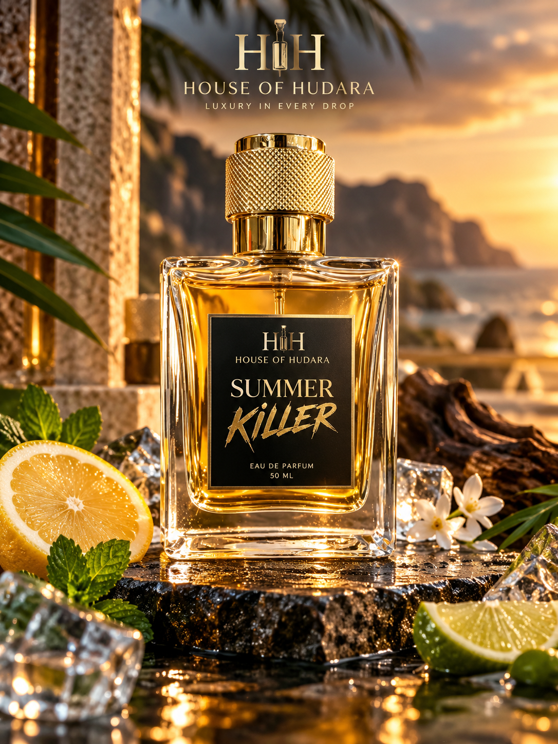 House of Hudara Summer Killer Eau De Parfum | Fresh Summer Fragrance for Men & Women